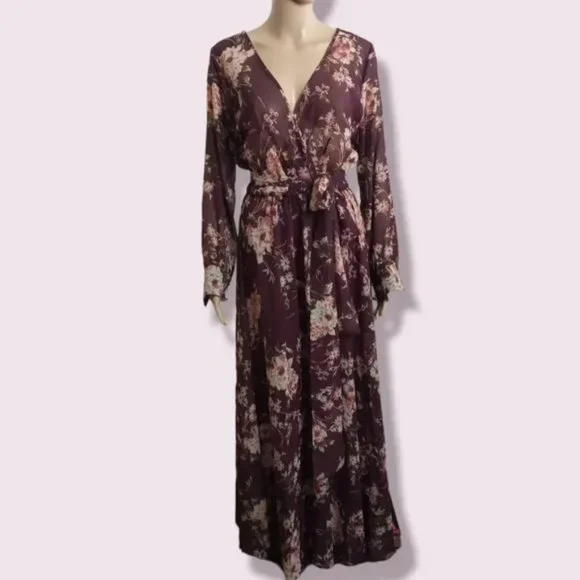 🌸 SEDUCTIONS Floral Maxi Dress – Size Small 🌸 - Picture 2 of 8